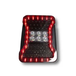 Lampy tylne LED czarne - Jeep Wrangler JK